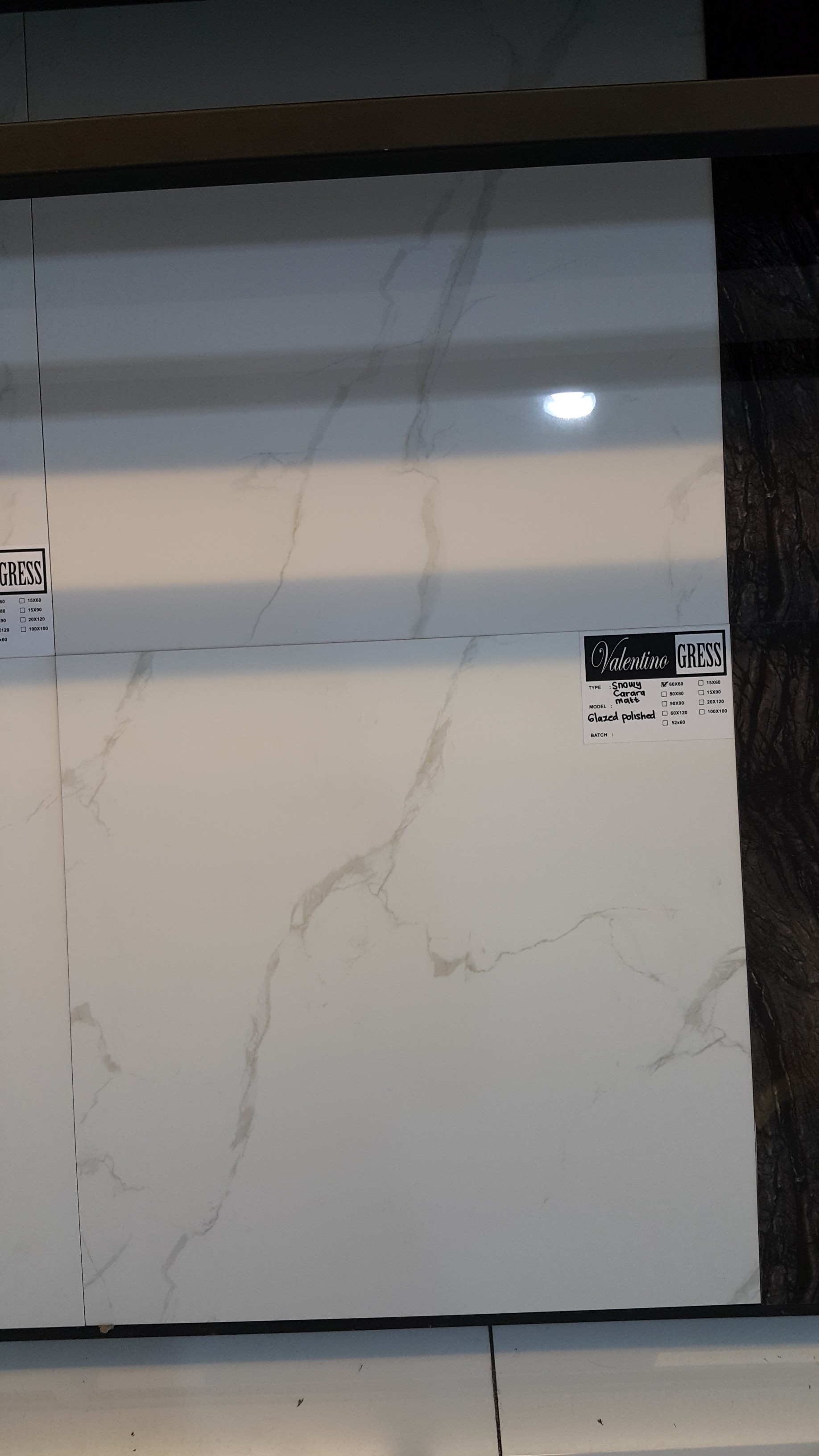 VALENTINO GRESS Valentino Gress Snowy Carara Matt 60x60 - 2